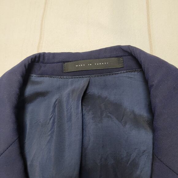 Hugo Boss Reda super 110 wool blazer jacket navy blue 38 regular - Picture 4 of 12